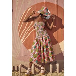 Autumn Adeigbo Pink Floral Winnie dress NWT Size 8